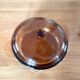 Vintage smoked glass casserole dish Corning France