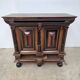 Beautiful 17th-century Dutch cabinet in rosewood and ebony marquetry.