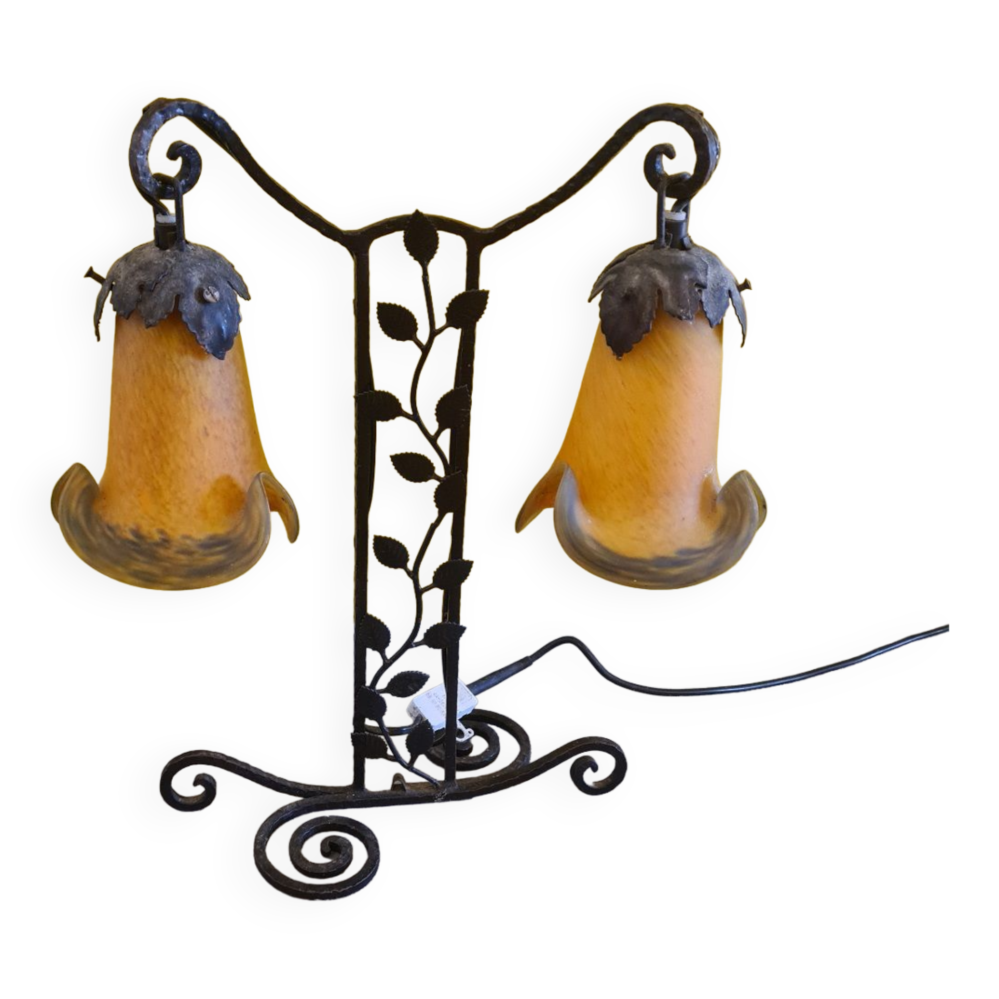 French Art Deco Style Table Lamp, from the 2nd half of the 20th century.