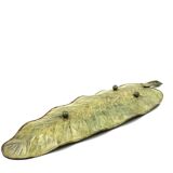 Leaf shaped centerpiece, France 1970s