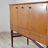 Midcentury high sideboard/ long john in teak