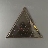 Radiation sign danger x ray warning sign european 1980's industrial big enamel