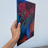 Bouquet de fleurs expressionniste