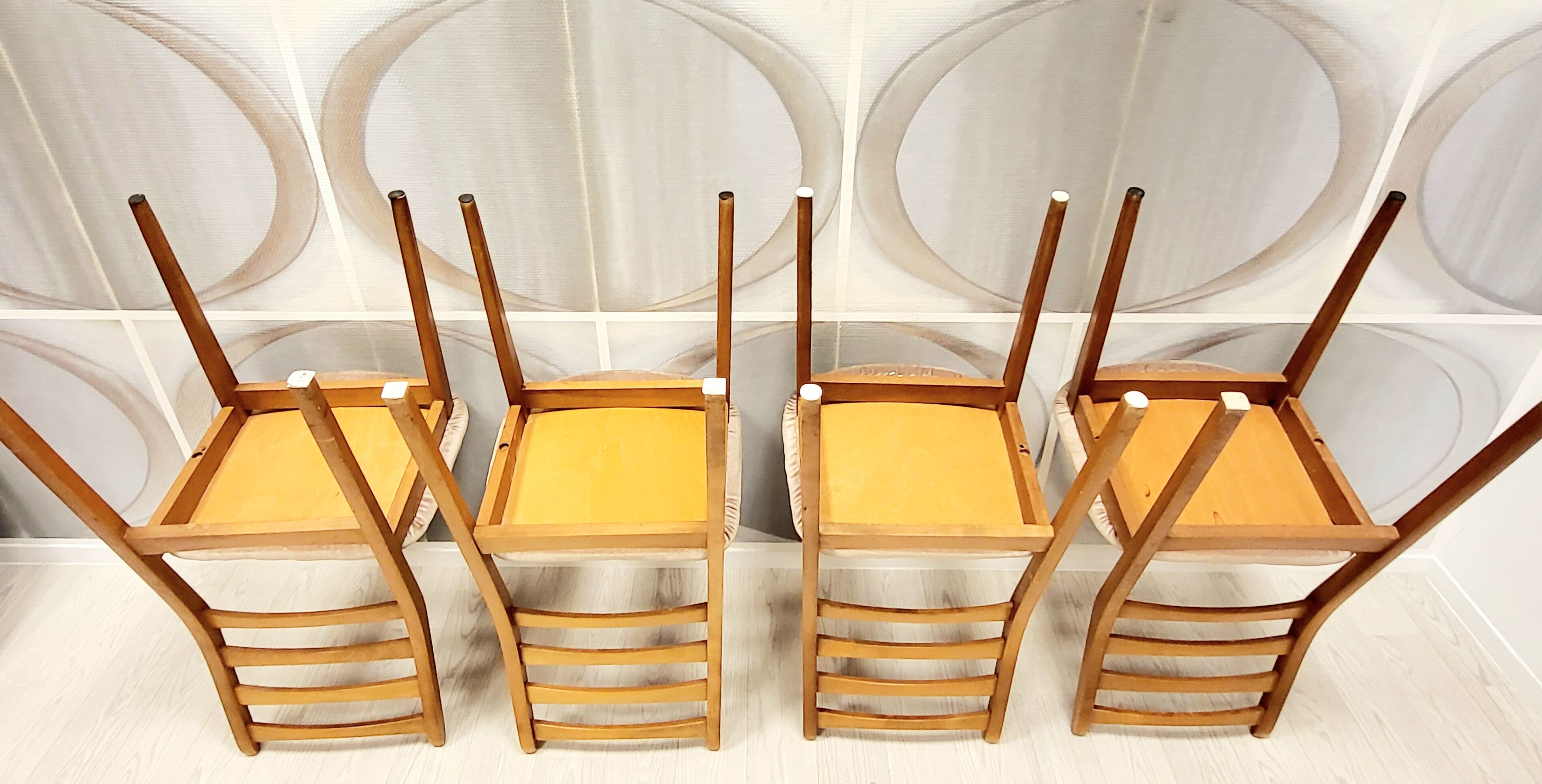 4 vintage chairs