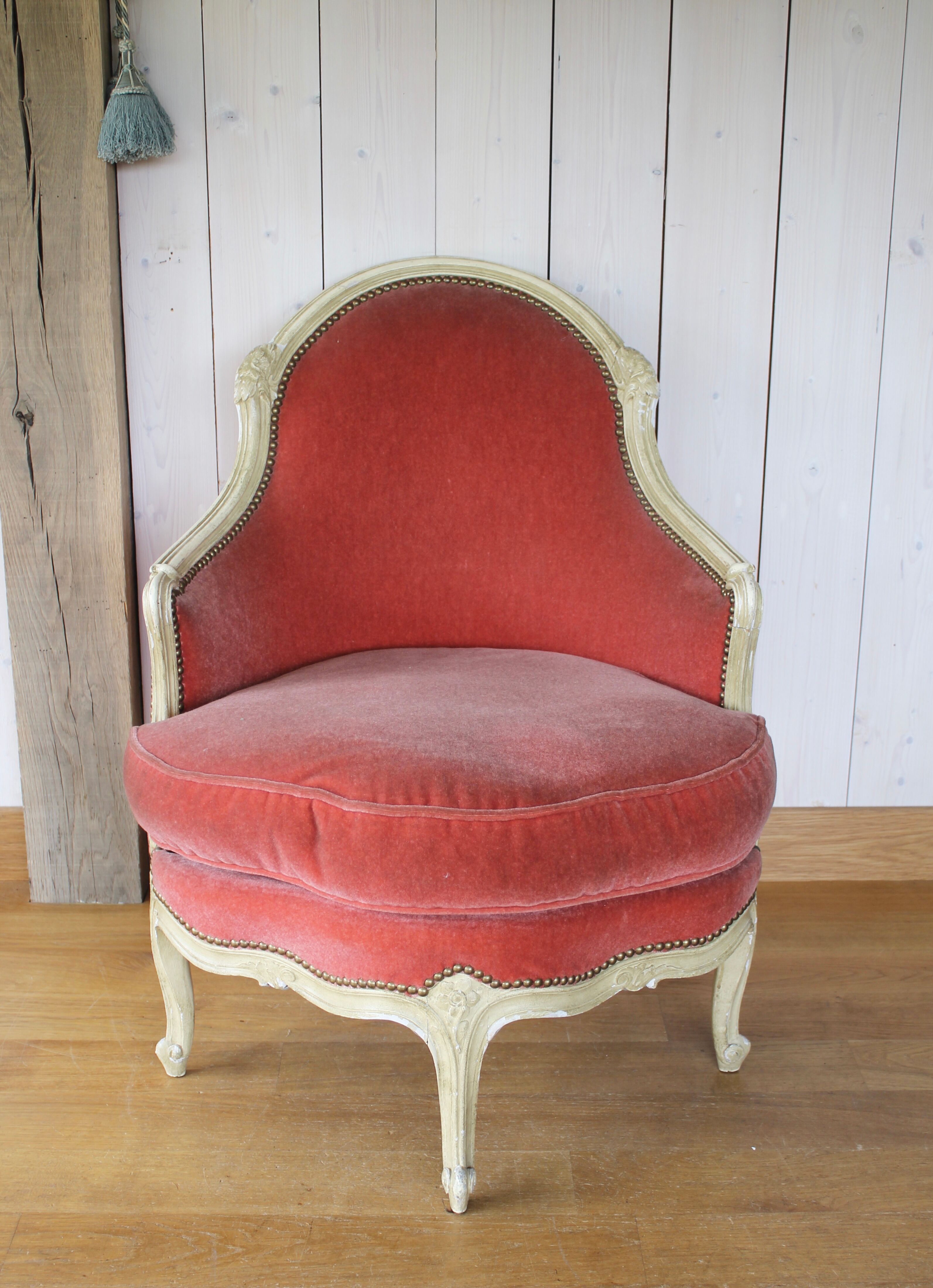 Bergère d'angle Louis XV