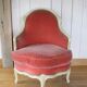 Bergère d'angle Louis XV