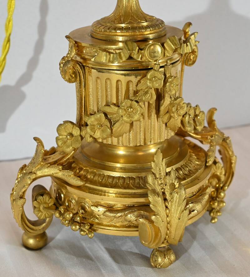 Lampe en Bronze Doré, époque Napoléon III – Milieu XIXe