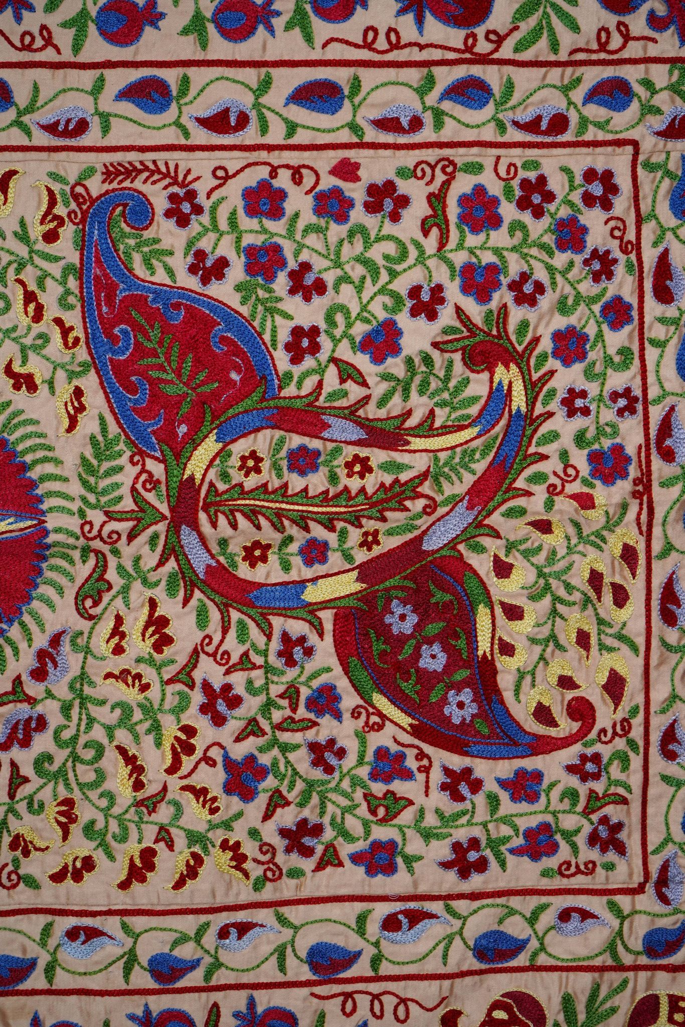 Tapis turc vintage noué à la main