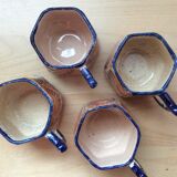 Set of 4 Henriot Quimper cups