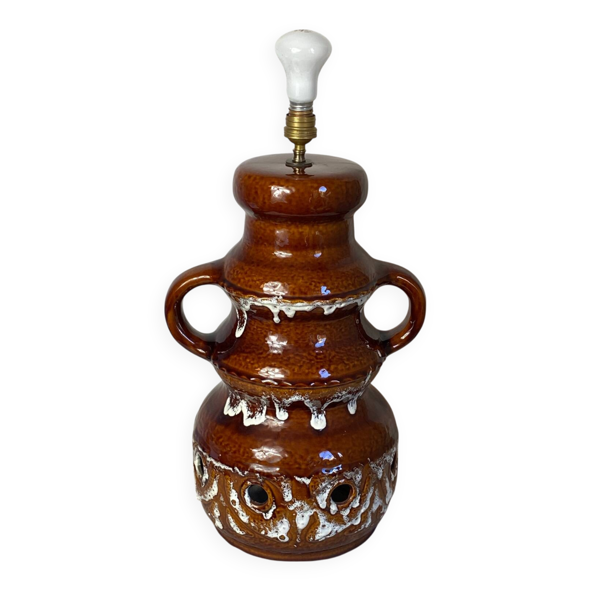 Fat lava type ceramic floor lamp