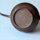 Old copper watering can with wooden handle, complete usuable, vintage from the 1960s