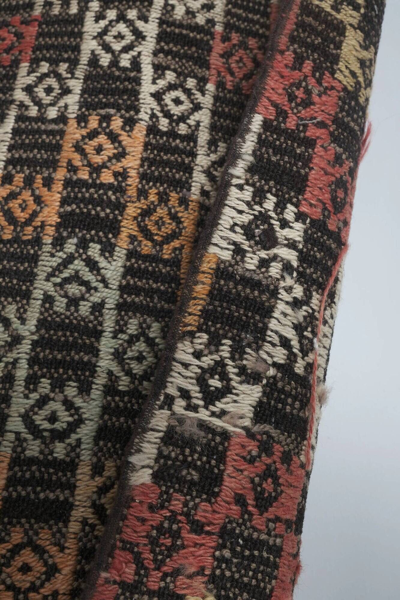 Vintage Turkish hallway rug 65x485 cm