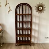 Vintage bamboo shelf and dare