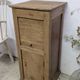 Antique cherry wood curtain bedside table, entrance furniture