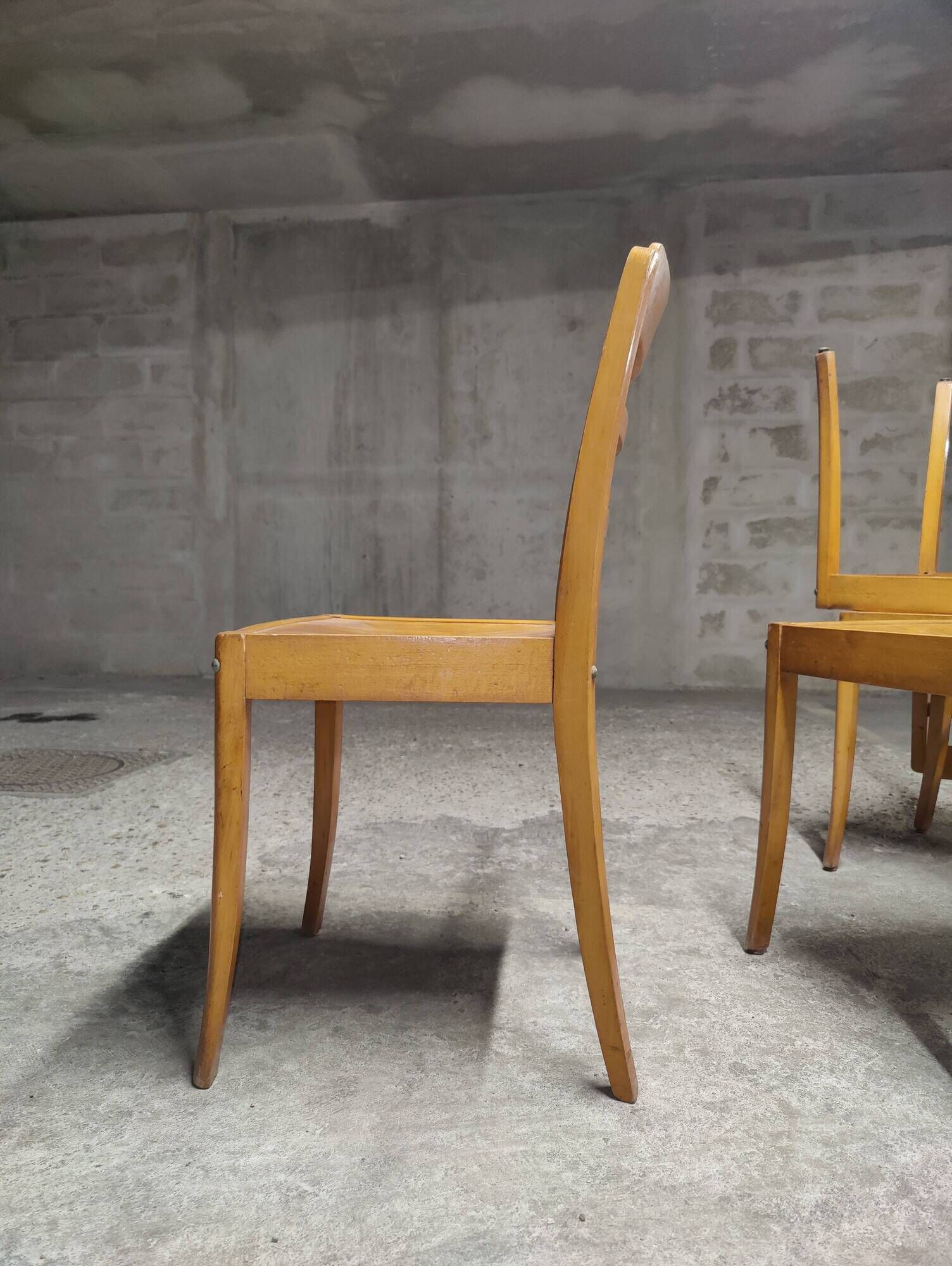 Chaises Luterma bois reconstruction
