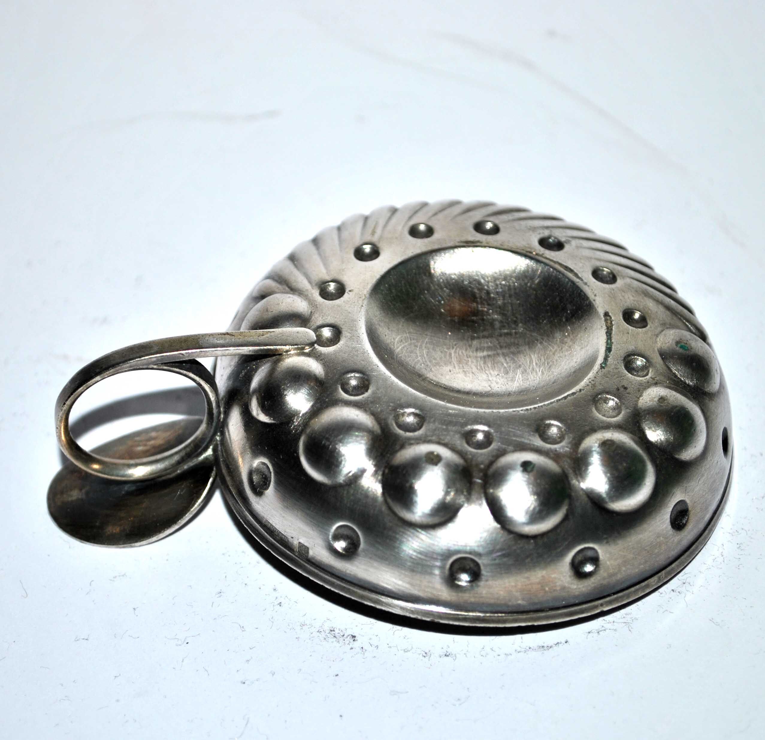 Vintage tastevin in silver metal christofle