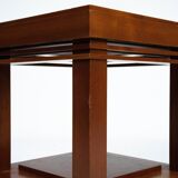 Table d'appoint Robie de Frank Lloyd Wright pour Cassina, édition limitée. Italie, 1988