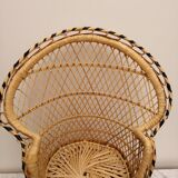 Miniature Emmanuelle rattan chair