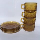 Vereco tableware (Daisy model) smoked glass