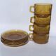 Vereco tableware (Daisy model) smoked glass