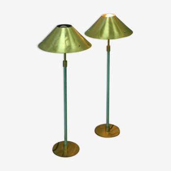 Pair of mid century lamps, 1970's