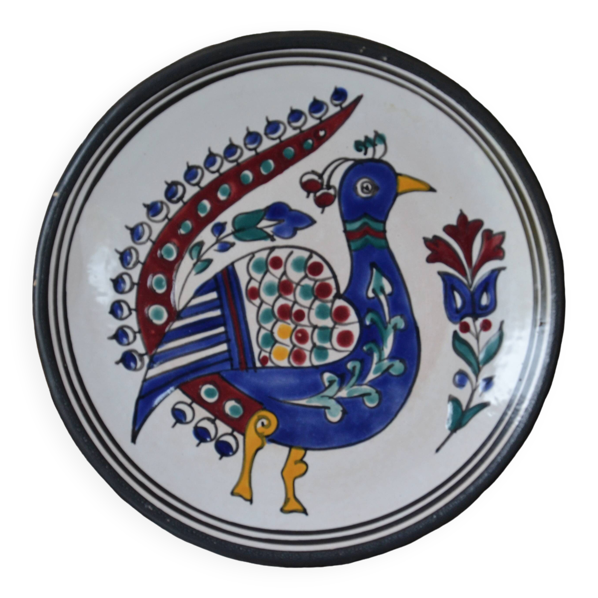 Picasso-style decorative plate