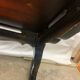Vintage Japanese-style coffee table in painted lacquered wood