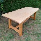 Solid oak farmhouse table