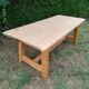 Solid oak farmhouse table