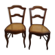 Pair of cane chairs