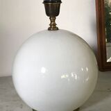 Vintage ceramic and brass lamp