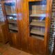 Art Deco mahogany library from the 1930s.