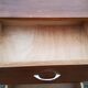 Chest of drawers of the 50s in rosewood spindle feet and fins