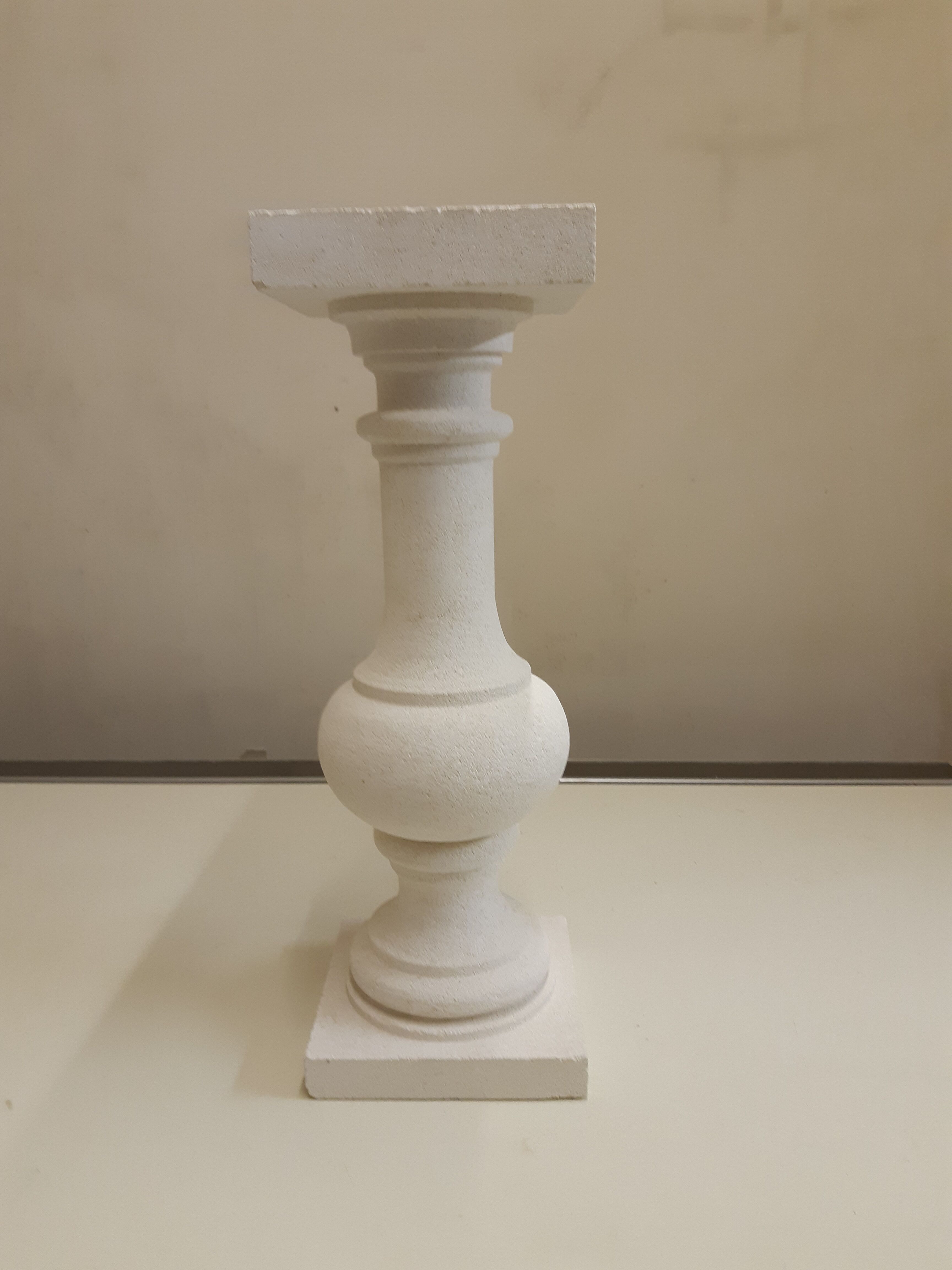 Natural stone baluster