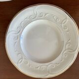 Set of 3 dessert plates in French Gien earthenware