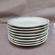 Set of 8 floral decorated porcelain dessert plates GDA Limoges