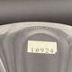 Pair of Lalique FRANCE crystal tealight holders – “Ouragan” model