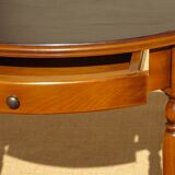 Half-moon console with drawer