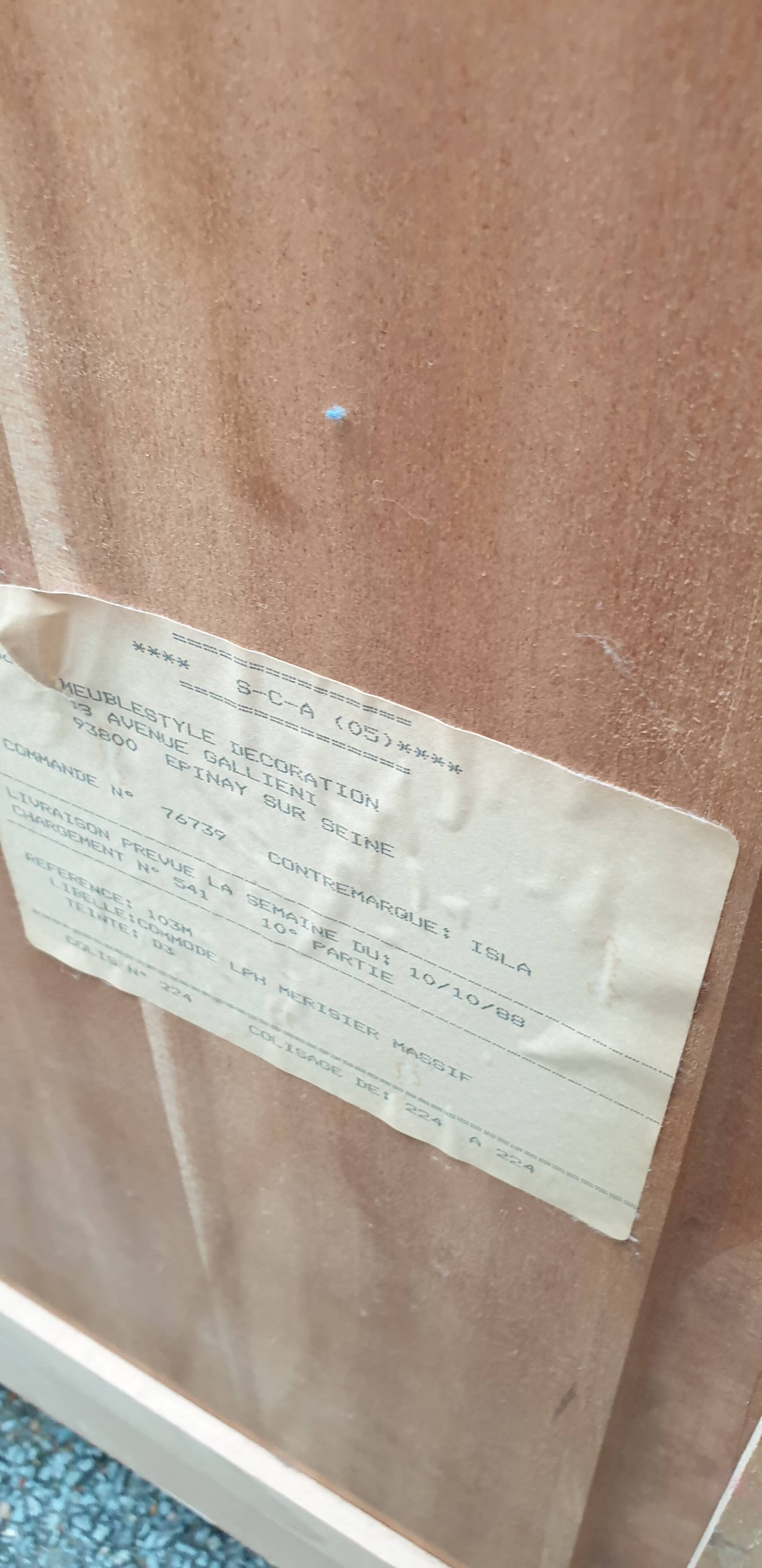 Louis Philippe chest of drawers in doucine