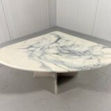 Artificial marble coffee table side table 1980’s