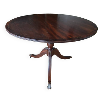 Foldable empire round table, lion's claw