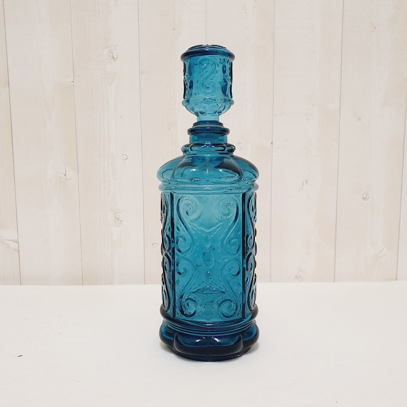 Blue Italian bottle