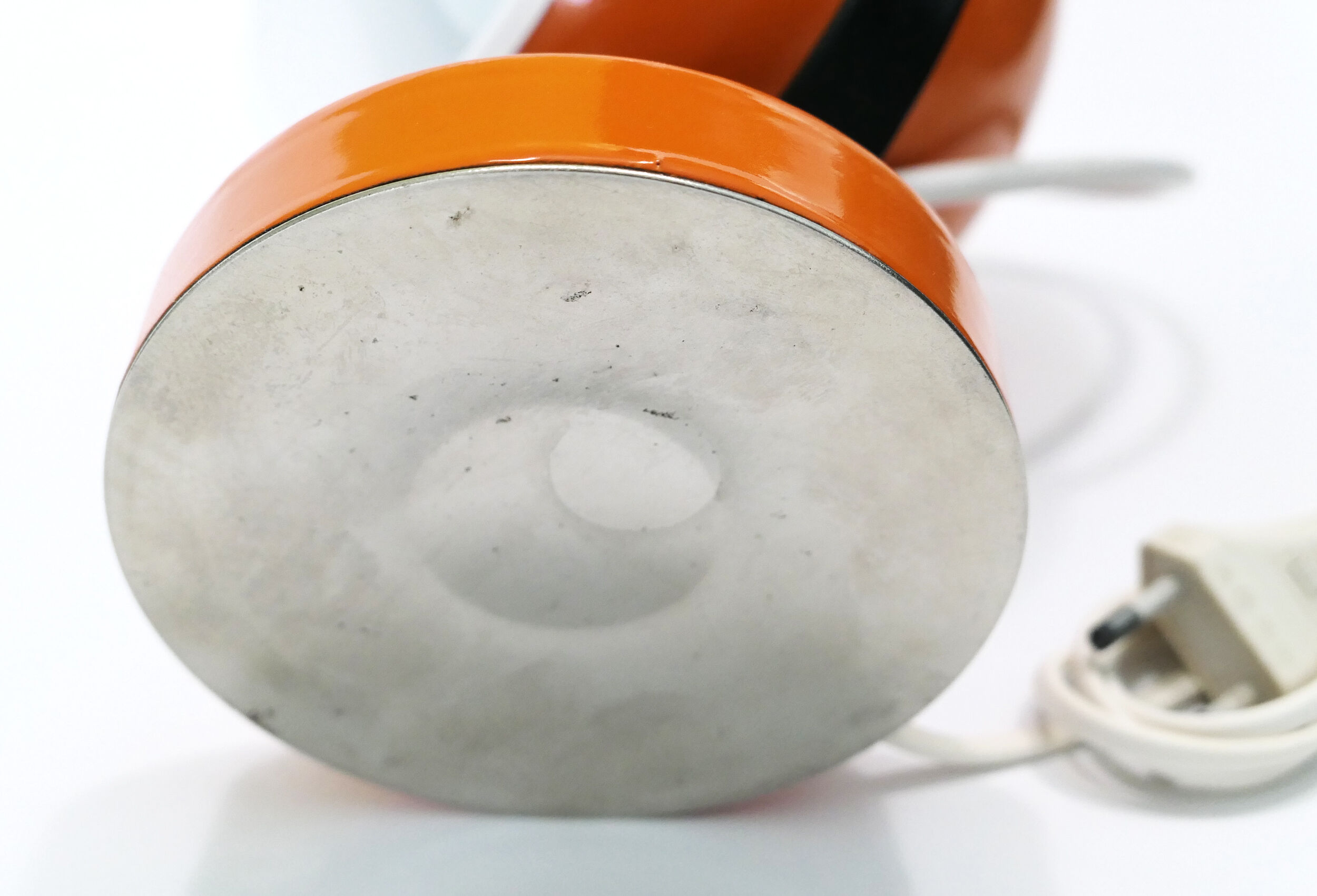 Lampe à poser eyeball spage age 1970's orange