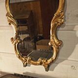 Miroir bois doré.