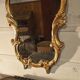 Miroir bois doré.
