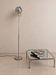 Chrome "projector" floor lamp