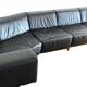 Leather corner sofa
