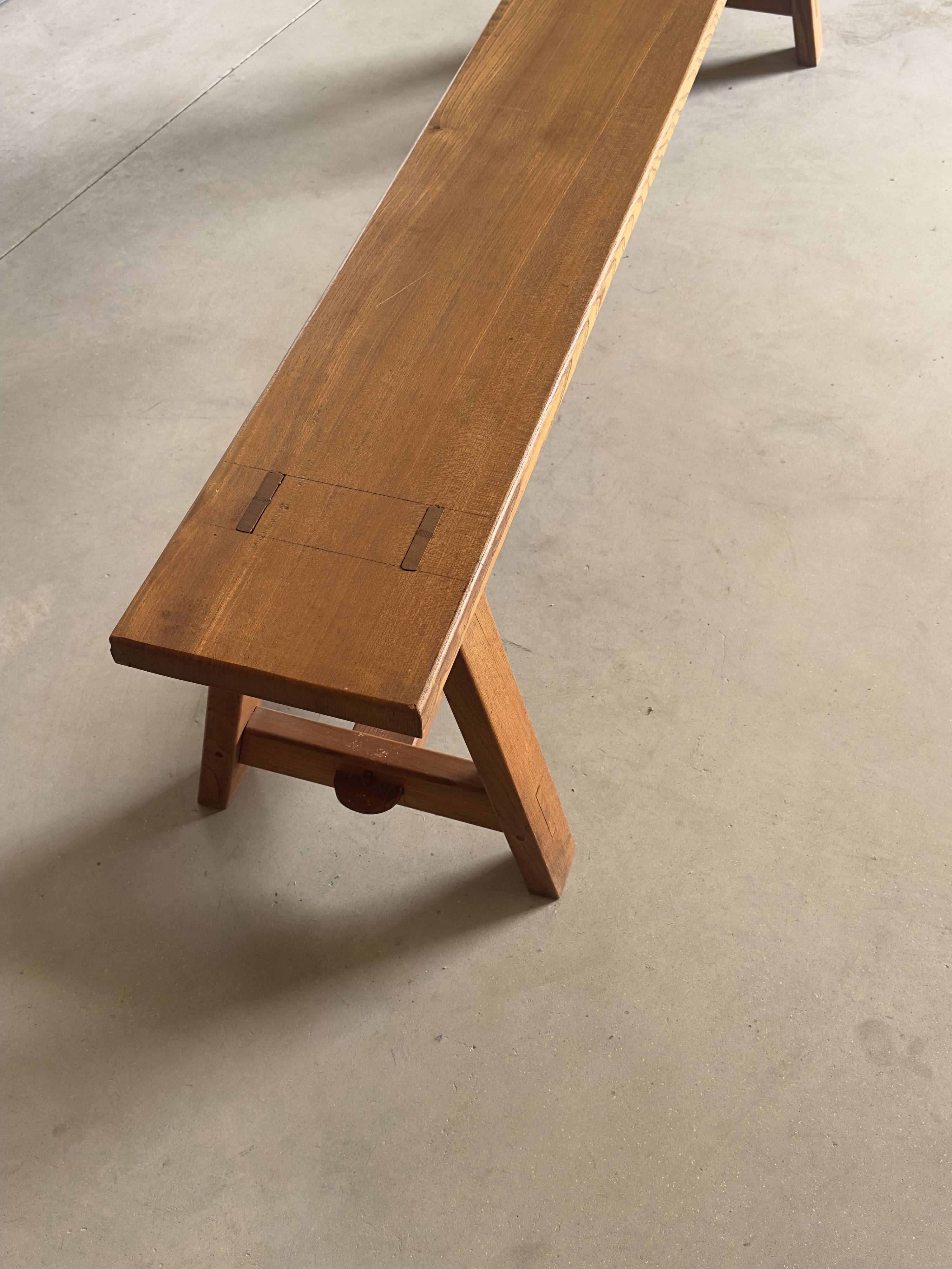 Grand banc en bois massif
