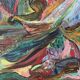 Abstract, oil on canvas signed Dognin