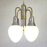 Vintage pendant lamp Art Deco style chandelier  Hanging light 1970s